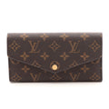 Louis Vuitton Portefeuille Sarah Monogram Fuchsia Wallet