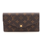 Louis Vuitton Portefeuille Sarah Monogram Fuchsia Wallet