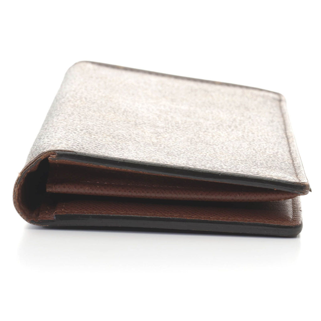 Louis Vuitton Portefeuille Brazza Monogram Bifold Wallet Canvas Brown — view 3