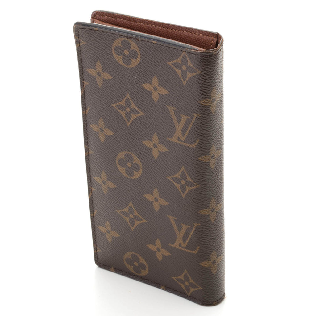 Louis Vuitton Portefeuille Brazza Monogram Bifold Wallet Canvas Brown — view 2