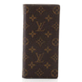 Louis Vuitton Portefeuille Brazza Monogram Bifold Wallet Canvas Brown