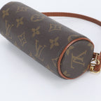 Louis Vuitton Monogram Papillon Pouch Only Leather Handbag — view 4