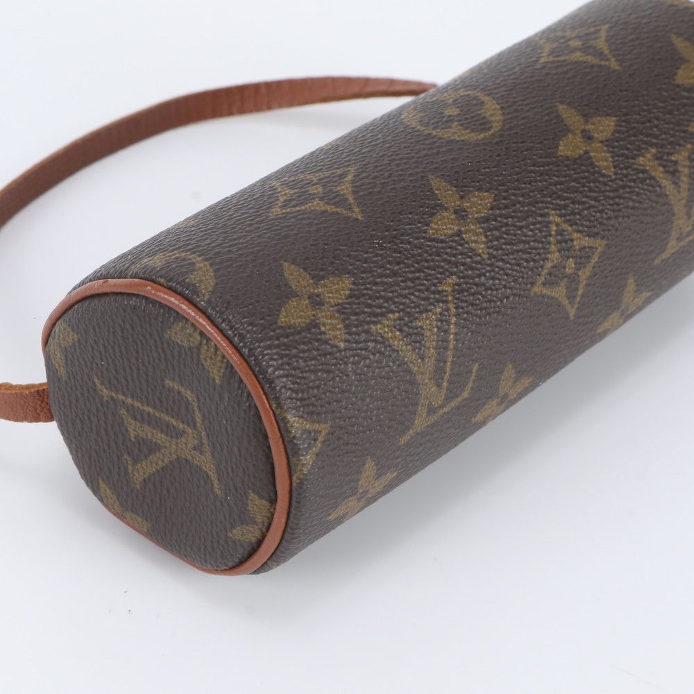 Louis Vuitton Monogram Papillon Pouch Only Leather Handbag — view 5