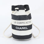 Chanel Border Shoulder Bag Pool