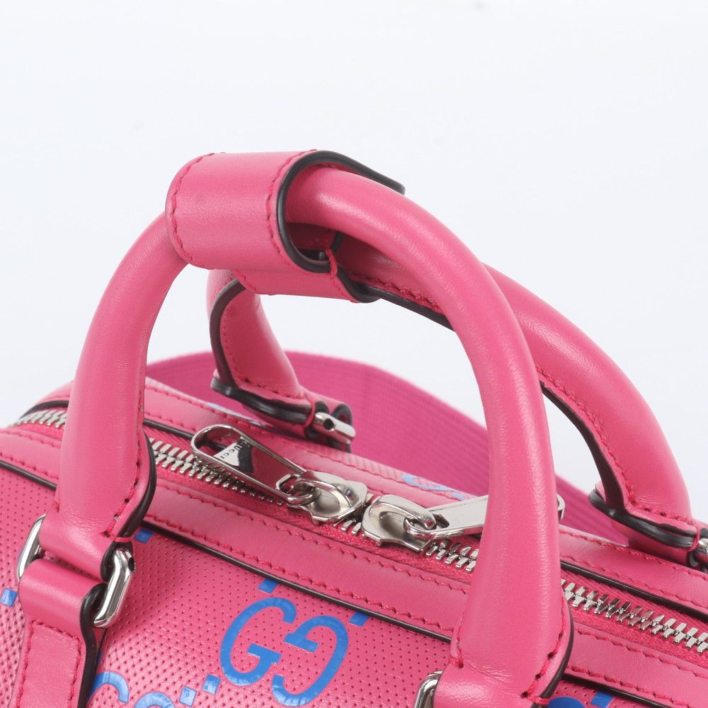 Gucci GG Embossed Duffle Leather 2-Way Shoulder Bag Mini — view 2