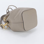Fendi Mini Mon Tresor Leather Handbag Tote Gold — view 5