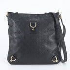 Gucci Guccissima Abbey Leather Shoulder Bag Crossbody Messenger Business