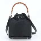 Gucci Vintage Bamboo Leather 2-Way Shoulder Bag Crossbody — view 4