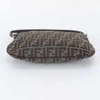 Fendi Zucca Leather Shoulder Bag Tote Hand Brown — view 6