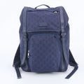 Gucci GG Nylon Leather Backpack Shoulder Bag