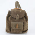 Gucci Vintage Bamboo Leather Backpack