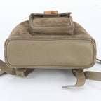 Gucci Vintage Bamboo Leather Backpack — view 6