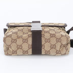 Gucci GG Canvas Leather Belt Bag Crossbody Body Waist Pouch — view 6
