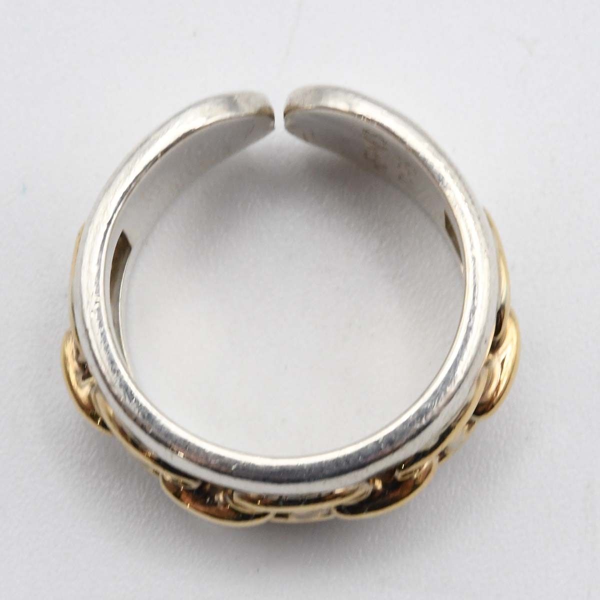 Hermes Chaine D'ancre Enchainee Ring 18k Vintage Case — view 6
