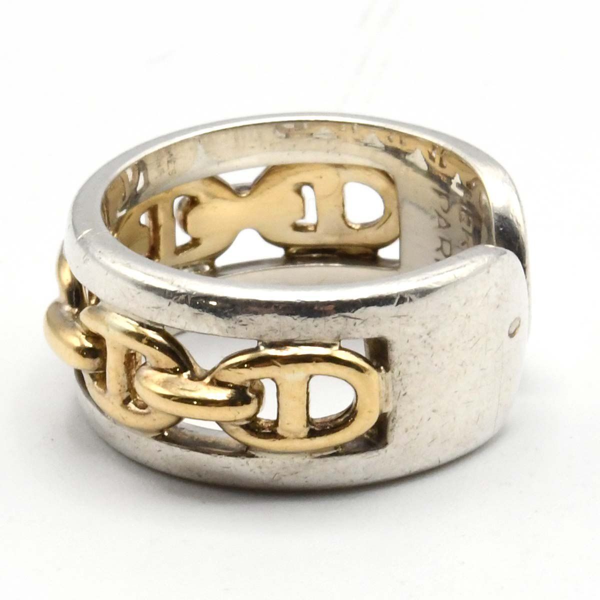 Hermes Chaine D'ancre Enchainee Ring 18k Vintage Case — view 7
