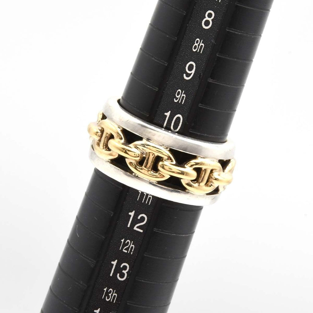 Hermes Chaine D'ancre Enchainee Ring 18k Vintage Case — view 8