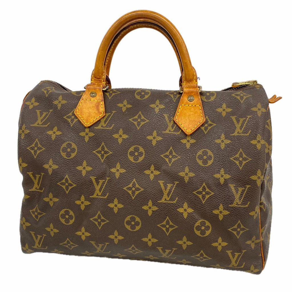 Louis Vuitton Handbag Monogram Speedy 30 Brown
