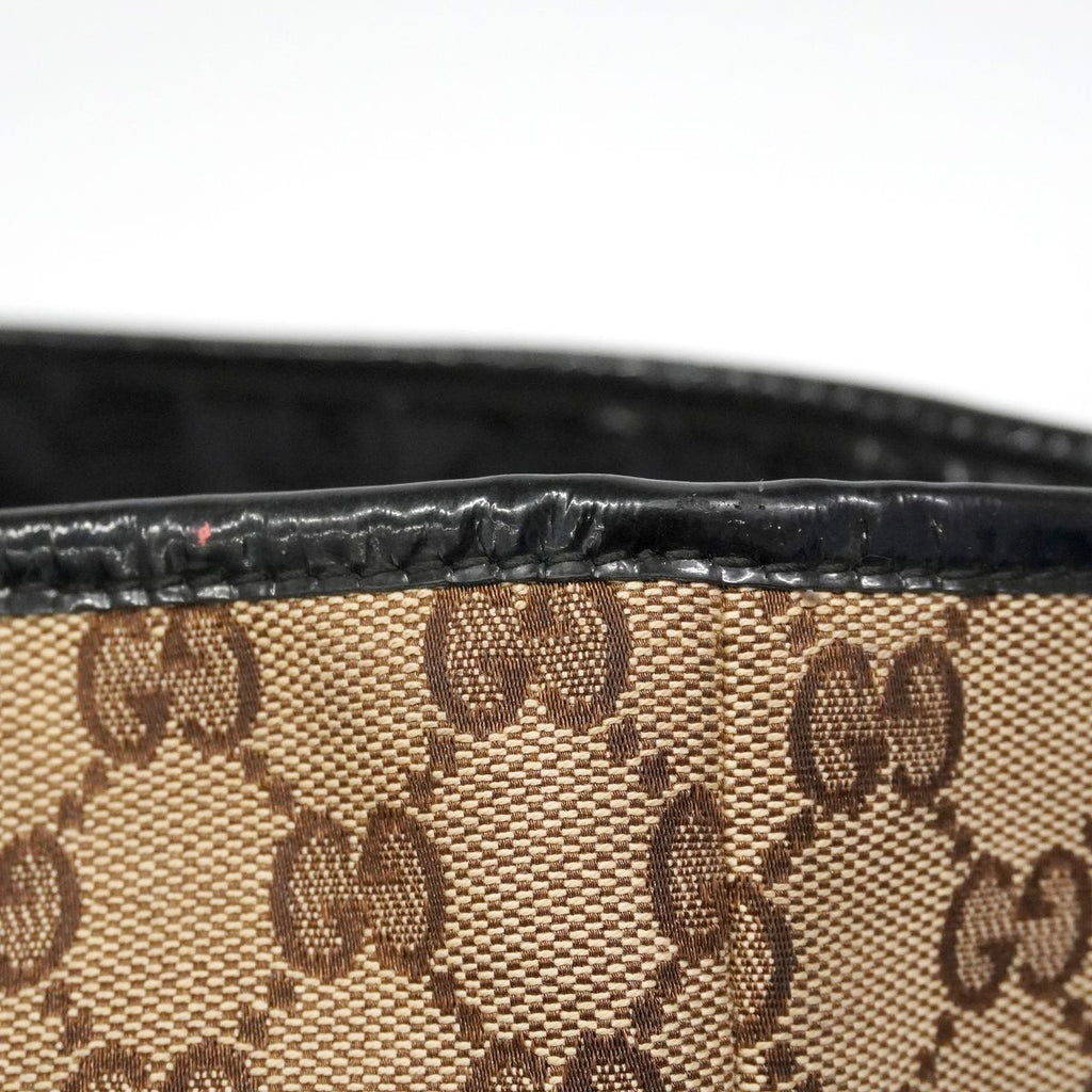 Gucci Tote GG Canvas Brown Gold — view 7