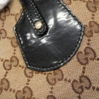Gucci Tote GG Canvas Brown Gold — view 8