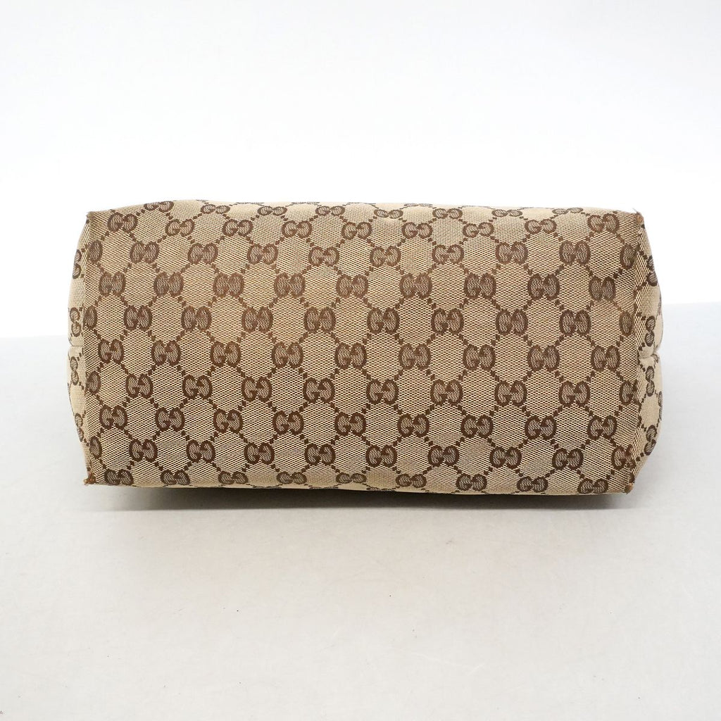 Gucci Tote GG Canvas Brown Gold — view 3