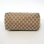 Gucci Tote GG Canvas Brown Gold — view 3