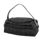 Chanel Vanity Bag New Travel Nylon Black Silver