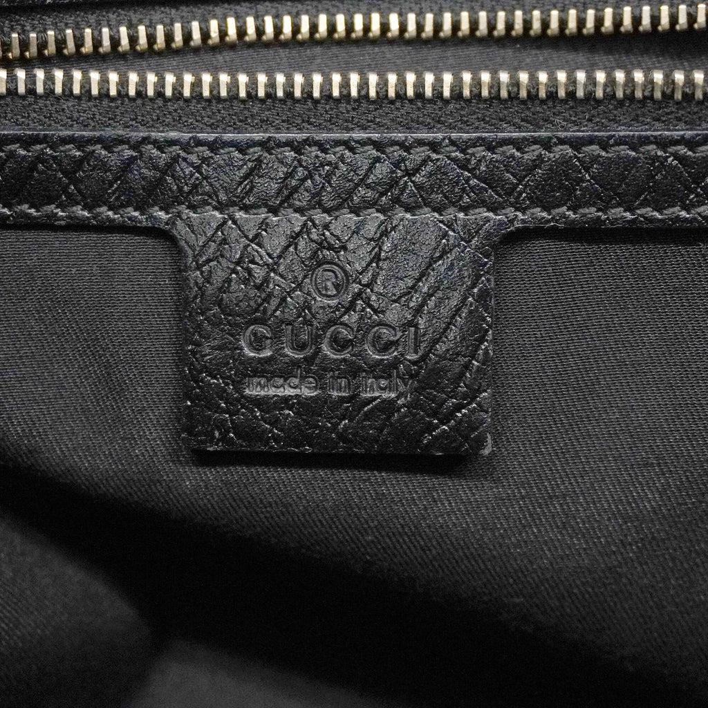Gucci Tote GG Canvas Horsebit Black Gold — view 5