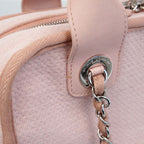 Chanel Handbag Deauville Canvas Pink Silver 2-Way Bag — view 7