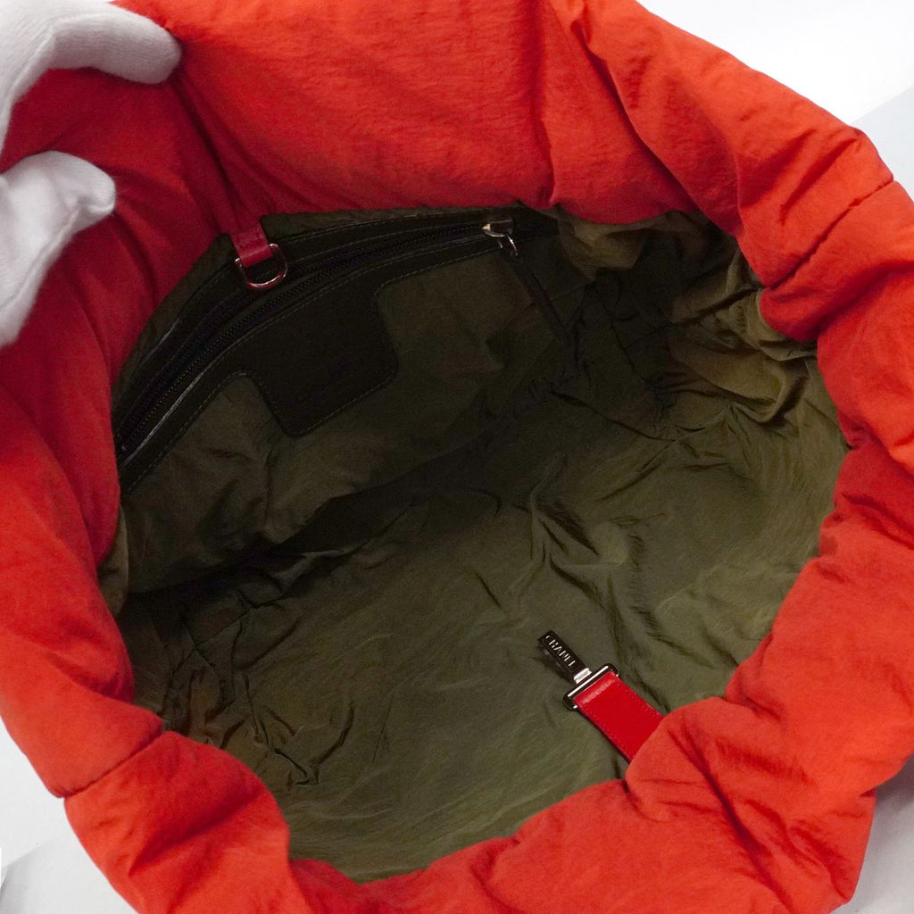 Chanel Tote Coco Cocoon Nylon Red Silver — view 4