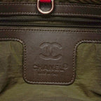 Chanel Tote Coco Cocoon Nylon Red Silver — view 5