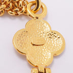 Chanel Necklace Vintage CC Logo Gold Plated — view 5