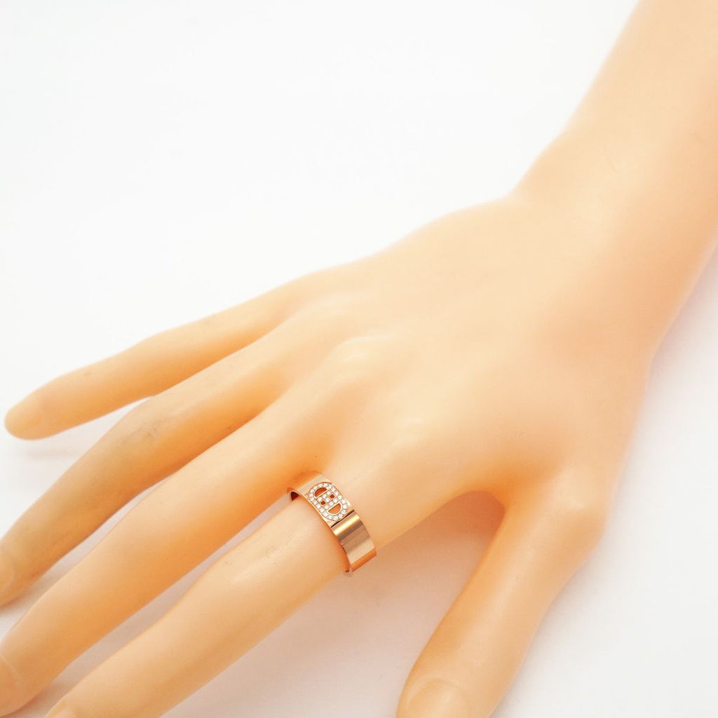 Hermes Ring H D'ancre 18k Pink Gold Diamond — view 6