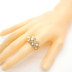 Chanel Ring Baroque Collection 18K Yellow Gold Diamond Pearl — view 6
