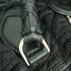 Dior Handbag Cannage Nylon Black Silver — view 8