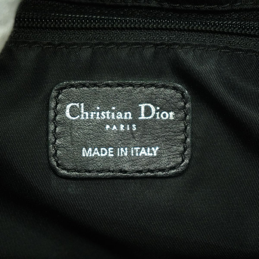 Dior Handbag Cannage Nylon Black Silver — view 5