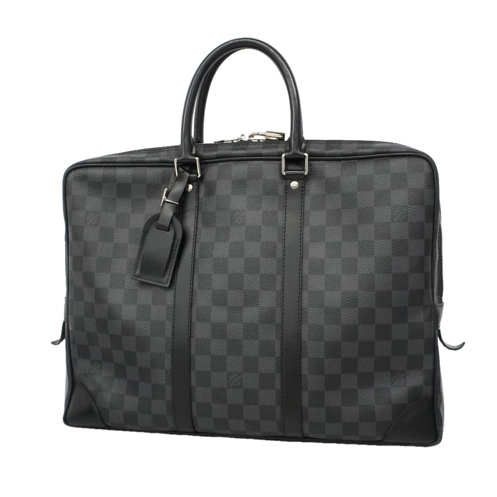 Louis Vuitton Business Bag Damier Graphite Porte Documents Voyage Black Gray