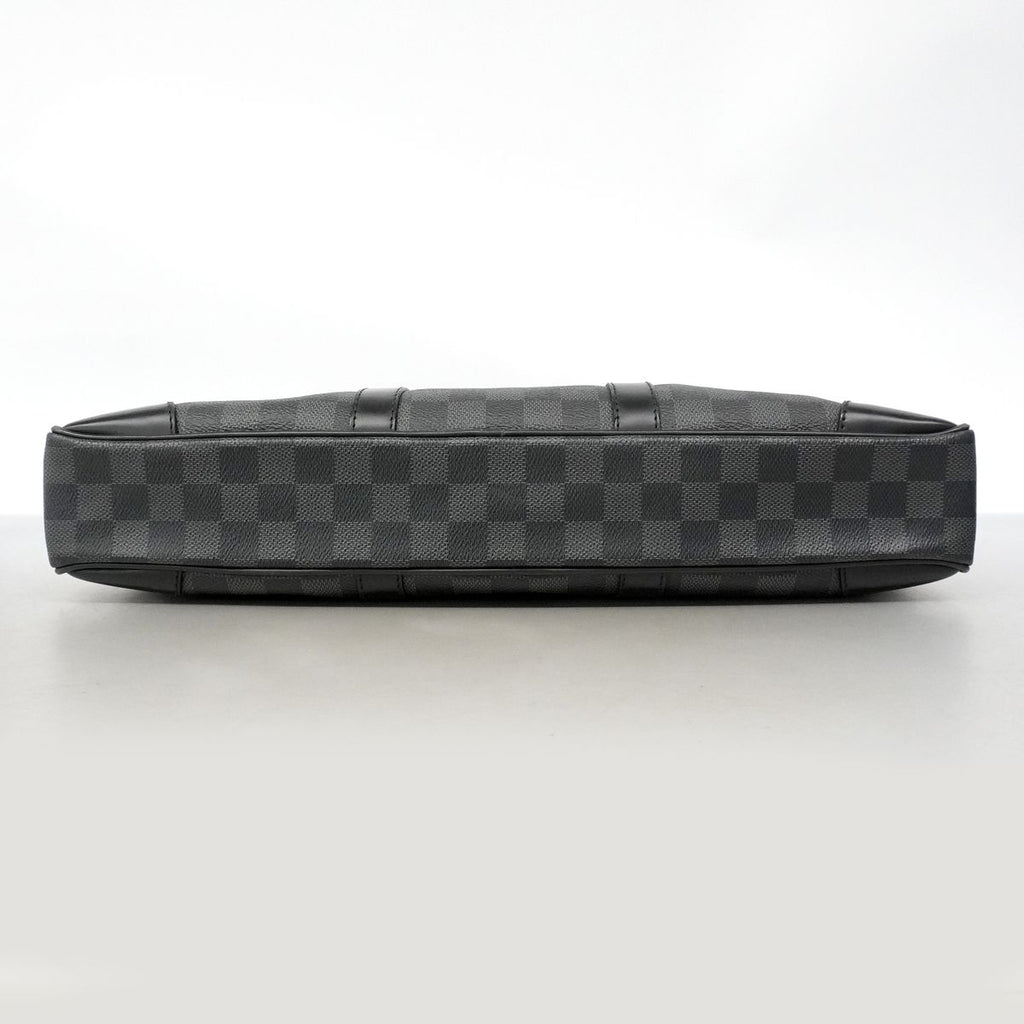 Louis Vuitton Business Bag Damier Graphite Porte Documents Voyage Black Gray — view 3