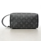 Louis Vuitton Clutch Monogram Eclipse Rocker Dopp Kit Black — view 3