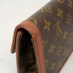 Louis Vuitton Clutch Monogram Pochette Dam PM Brown — view 7