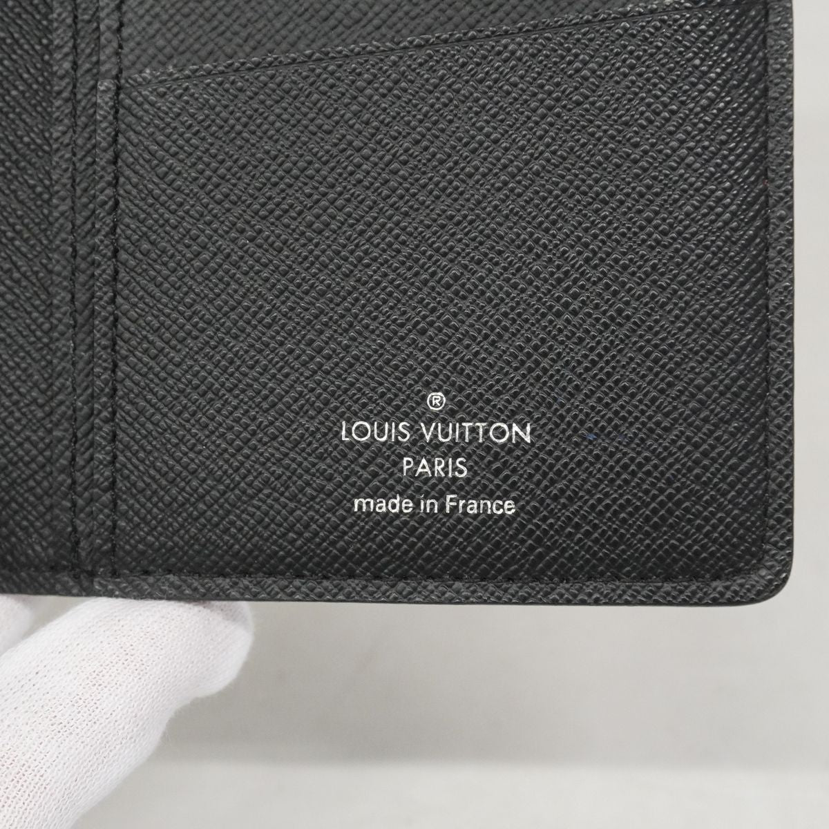 Louis Vuitton Wallet Damier Graphite Portefeuille Brazza Black Gray — view 5