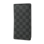 Louis Vuitton Wallet Damier Graphite Portefeuille Brazza Black Gray