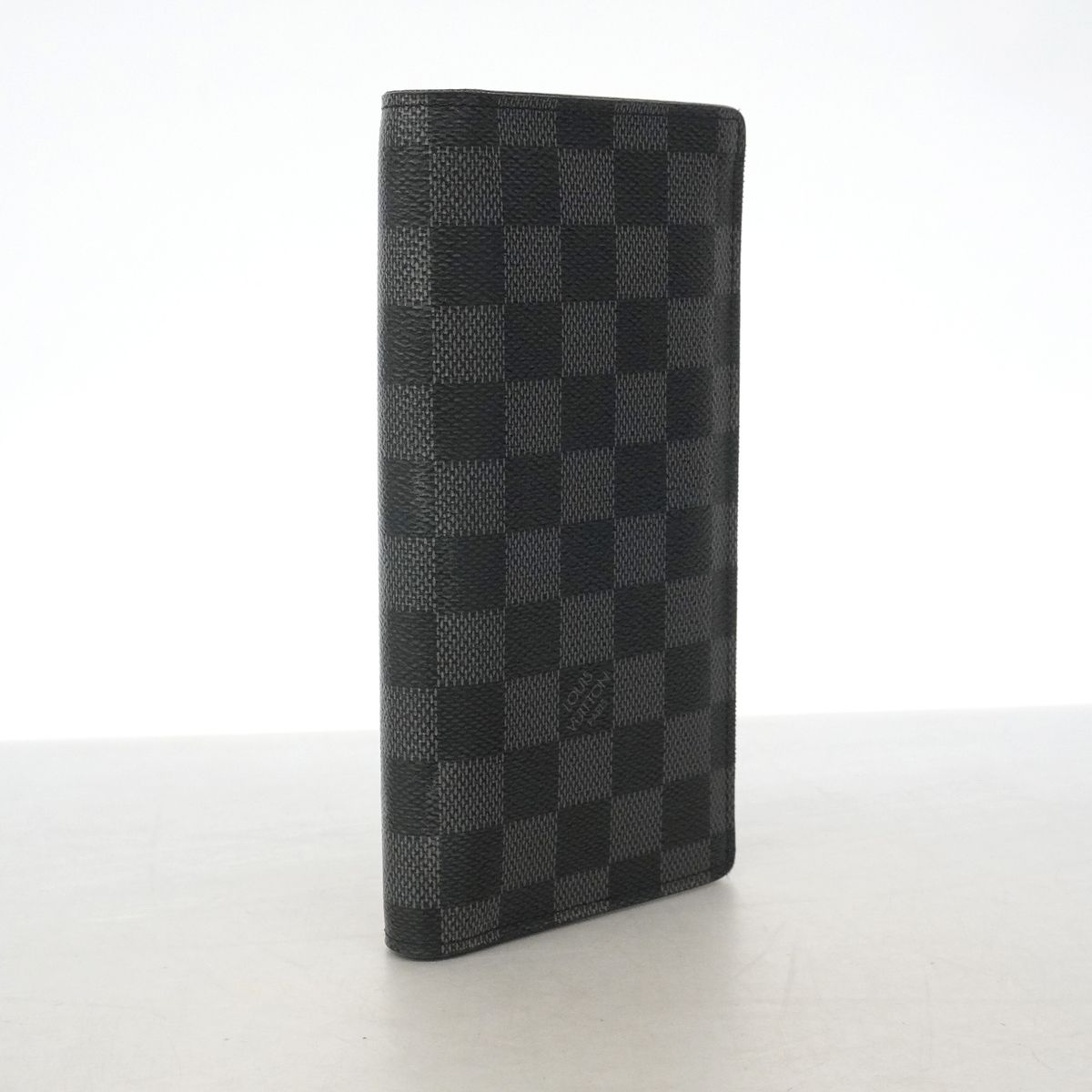 Louis Vuitton Wallet Damier Graphite Portefeuille Brazza Black Gray — view 2