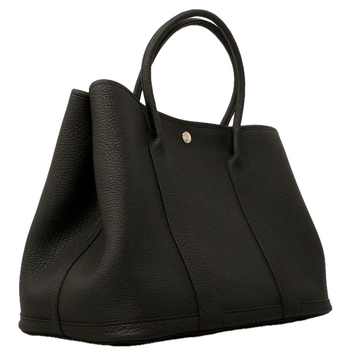 Hermes Tote Garden Party PM Negonda Black Silver — view 2