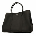 Hermes Tote Garden Party PM Negonda Black Silver