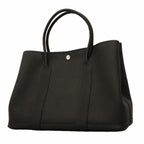 Hermes Tote Garden Party PM Negonda Black Silver