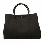 Hermes Tote Garden Party PM Negonda Black Silver — view 6
