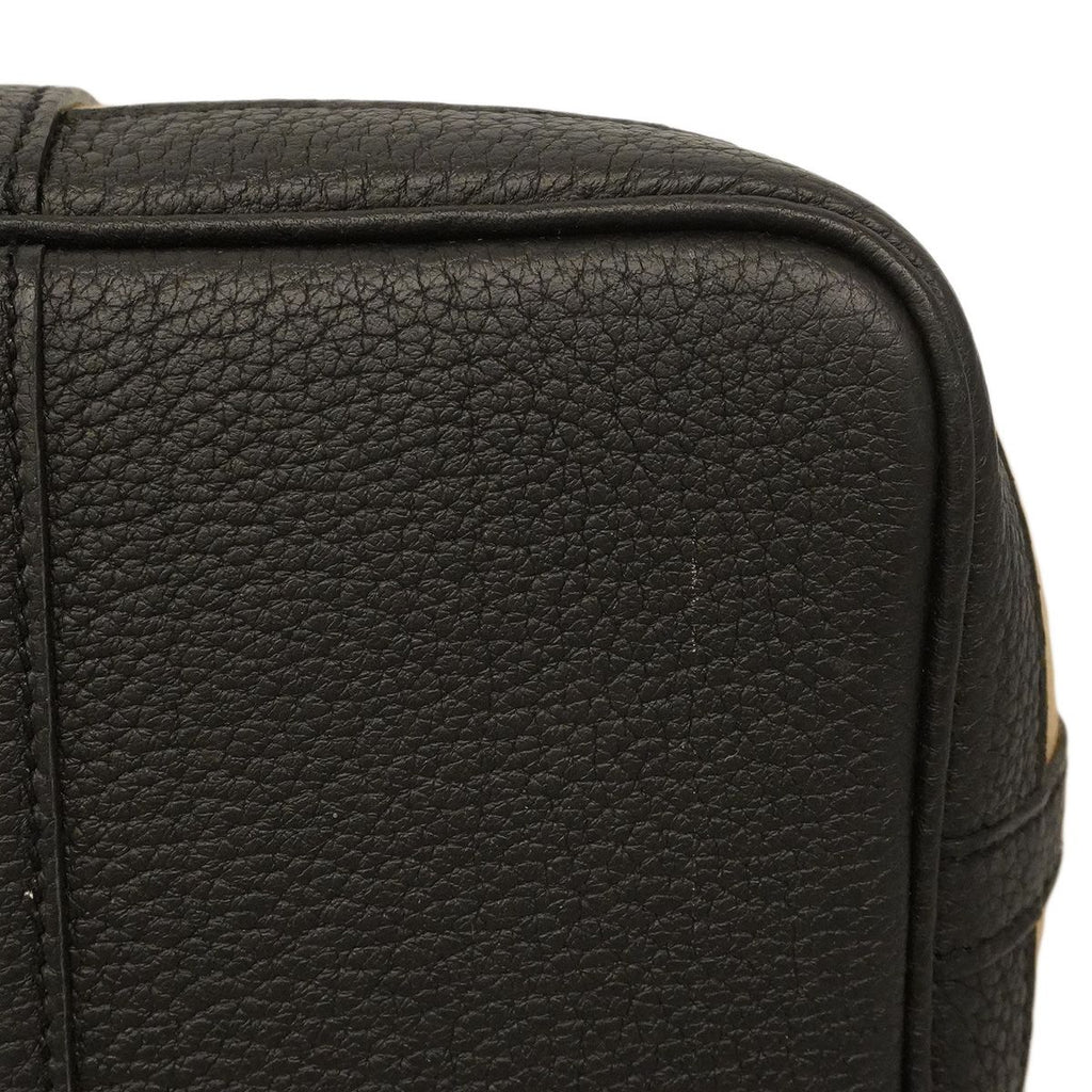 Hermes Tote Garden Party TPM Toile Officier Black Trench Silver — view 7