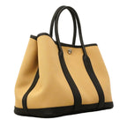 Hermes Tote Garden Party TPM Toile Officier Black Trench Silver — view 2