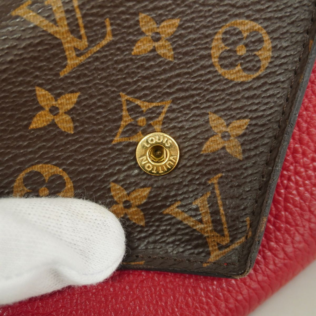 Louis Vuitton Trifold Wallet Monogram Portefeuille Double Compact Ruby — view 7