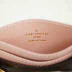 Louis Vuitton Card Case Monogram LV Charm Brown — view 4